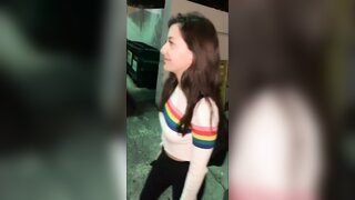 Wild sex video of Natalie Brooks Fucked Behind a Dumpster